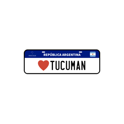 Pegatina Patente Tucuman