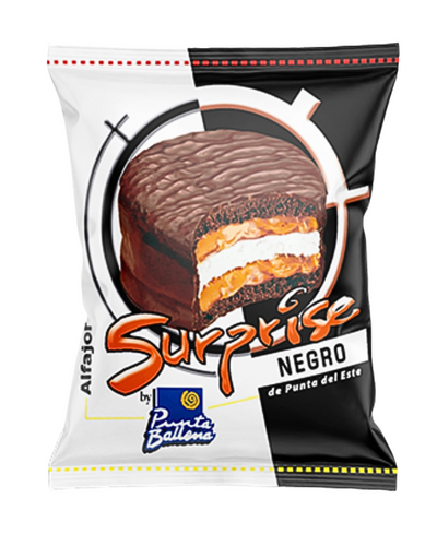 Alfajor Punta Ballena Surprise Negro 60g
