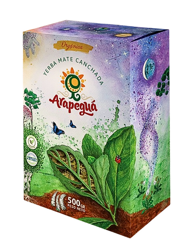 Yerba Mate Arapeguá Orgánica Canchada 500g