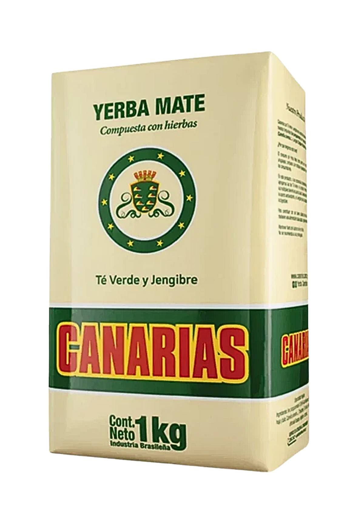 Yerba Mate Canarias Té Verde y Jengibre 1kg