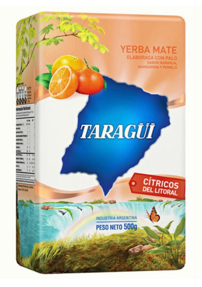 Yerba Mate Taragüí Cítricos del litoral 500g