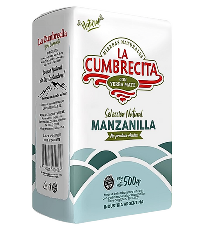 Yerba Mate La Cumbrecita Manzanilla 500g