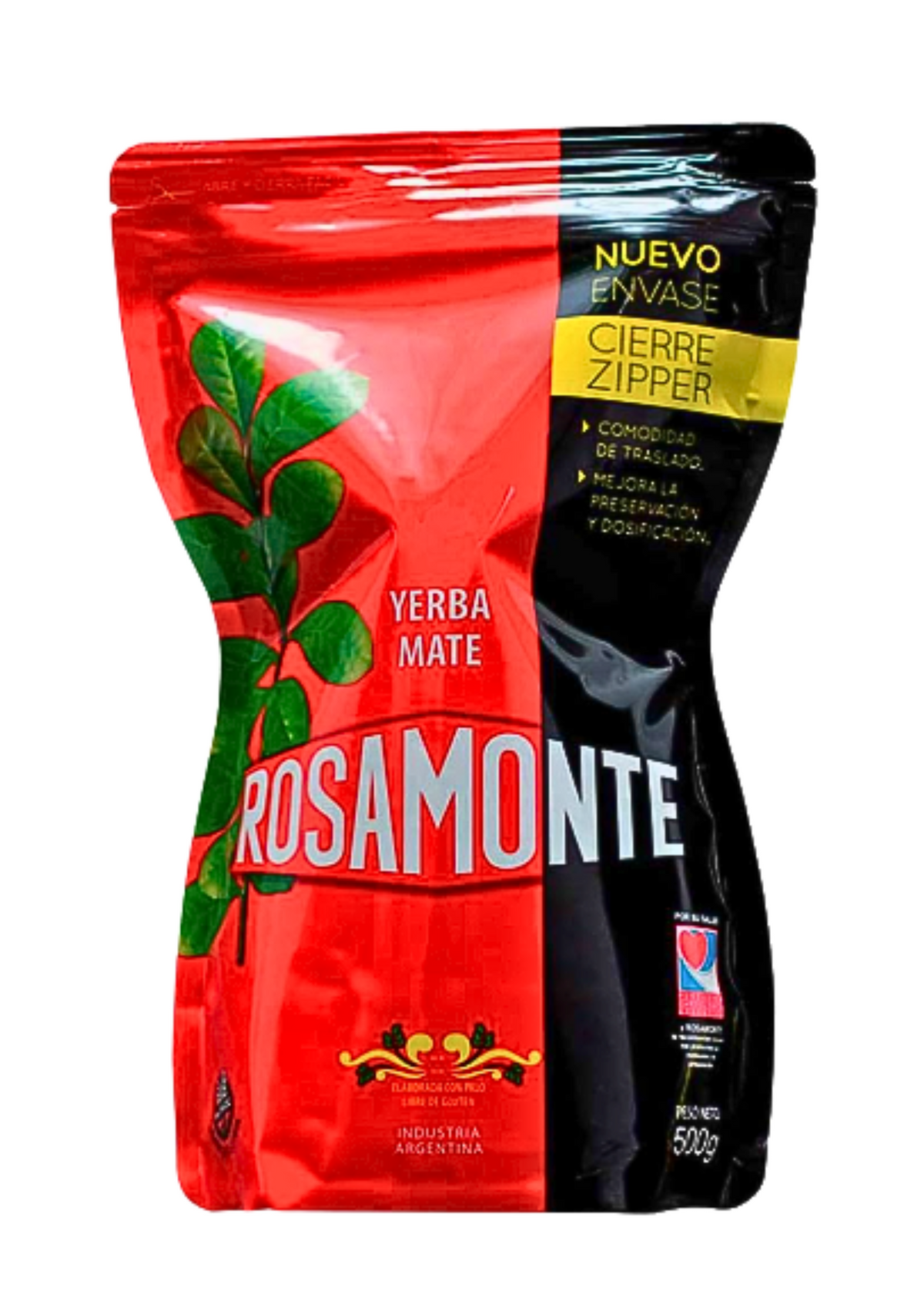 Yerba Mate Rosamonte Zipper Pack 500 gr