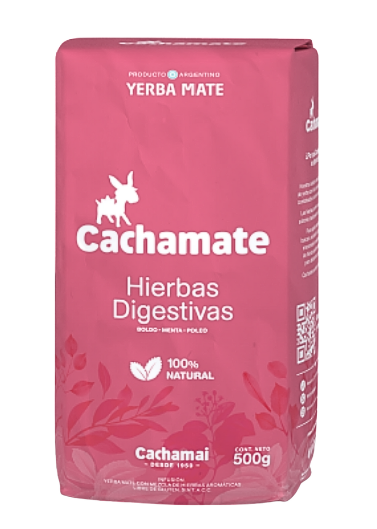 Yerba Mate Cachamate Hierbas Digestivas Boldo 500 gr