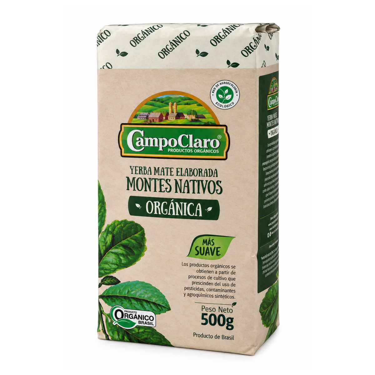 Yerba Mate Campo Claro Orgánica 500g