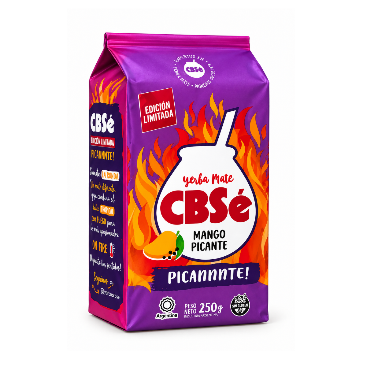 Yerba Mate CBSE Mango Picante 250g