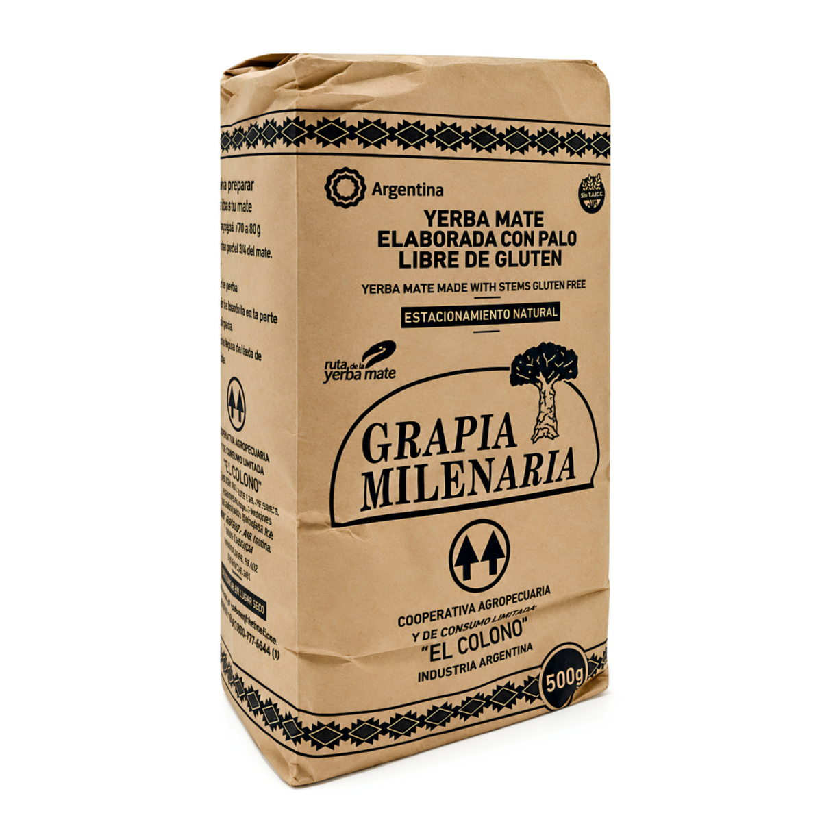 Yerba Mate Grapia Milenaria 500g