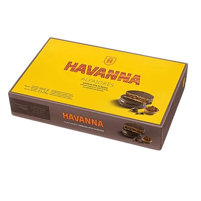 Alfajores Havanna x 12 unidades Chocolate ( Caja)
