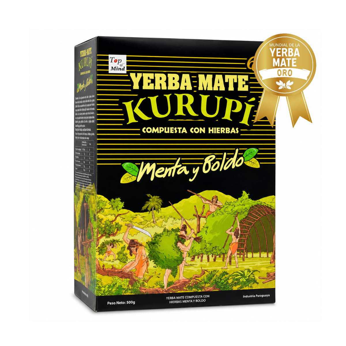 Yerba Mate Kurupí Menta y Boldo 500g